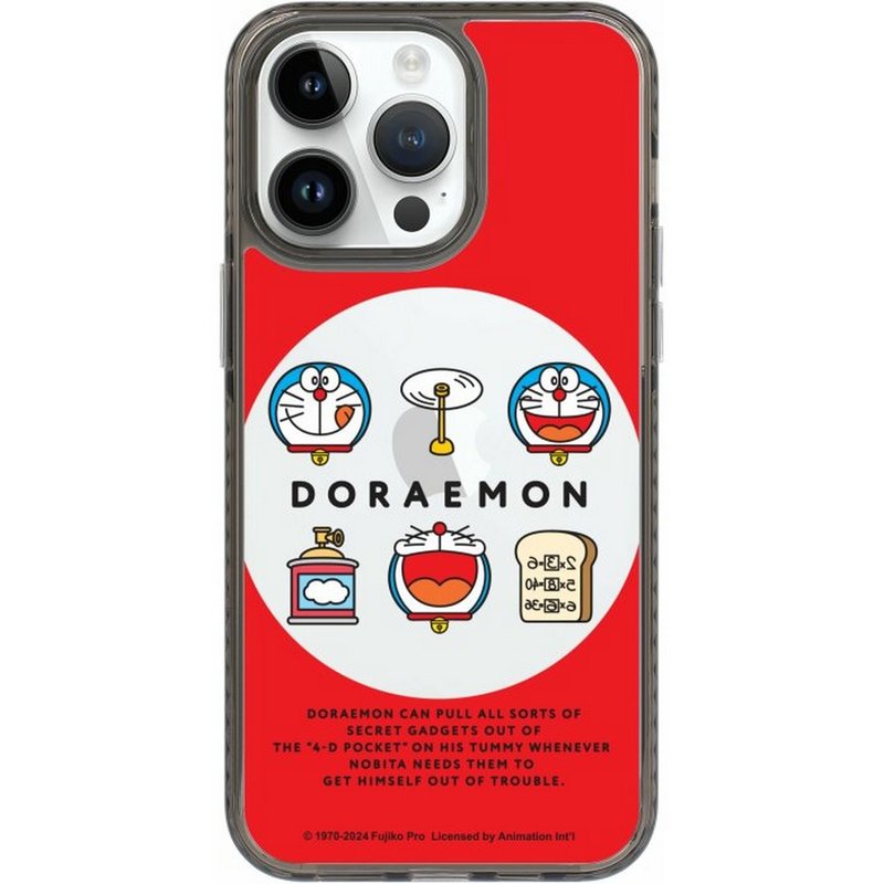 哆啦A梦专属法宝 iPhone 16 Samsung S25 气垫标准防摔镜面手机壳 - 手机壳/手机套 - 塑料 多色