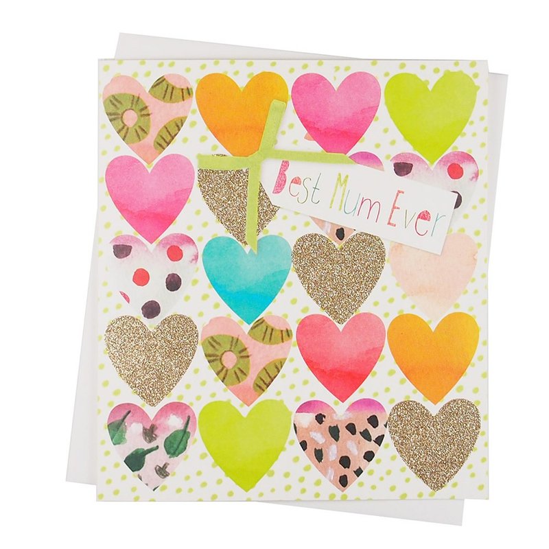 最好的妈妈 爱心【Hallmark-卡片 生日祝福】 - 卡片/明信片 - 纸 多色