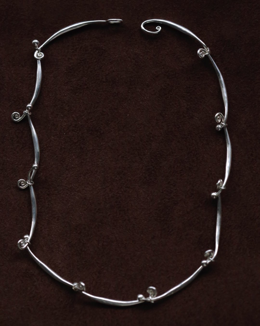 Vortex Trace Necklace | 涡痕项链 - 项链 - 纯银 银色