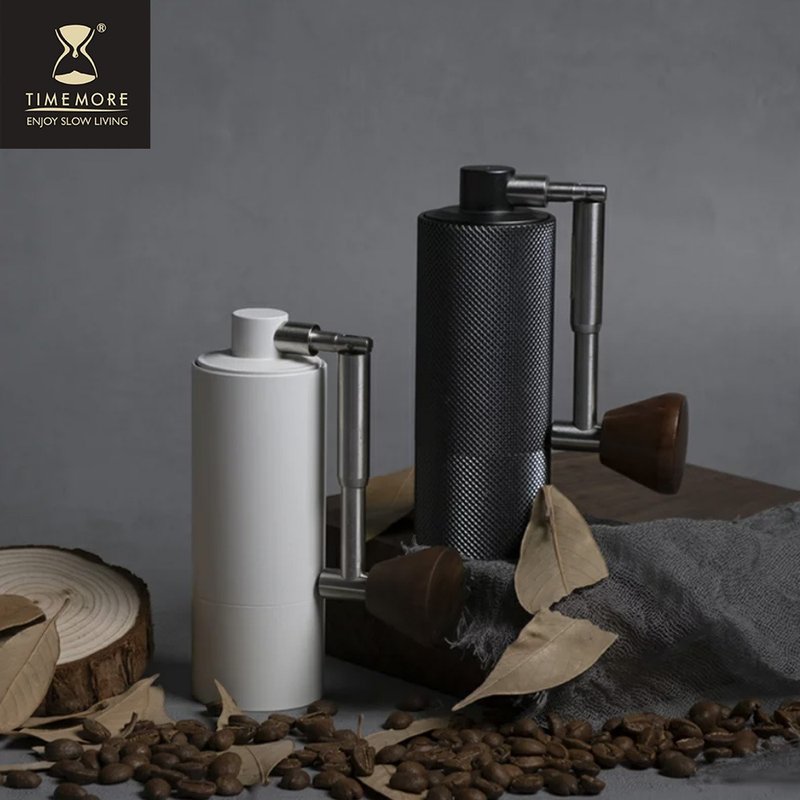 TIMEMORE 泰摩 栗子Nano手摇磨豆机 钻石纹 (钢磨芯) - 咖啡壶/周边 - 不锈钢 黑色