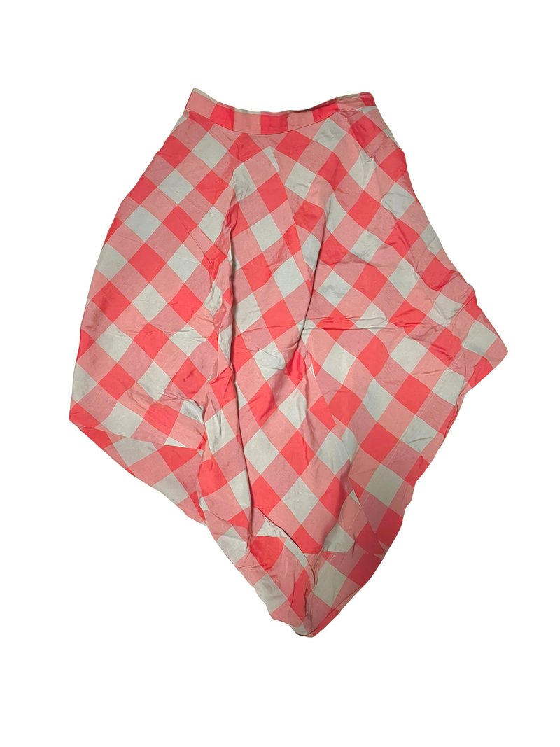 Vivienne Westwood 西太后中古 不规则斜切半裙 - 裙子 - 棉．麻 粉红色