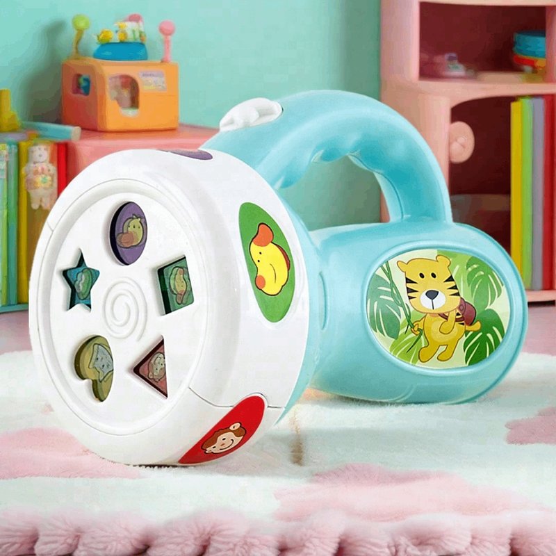 小小探险家手电筒 生日礼物 周岁礼物 毕业礼物 圣诞礼盒 - 玩具/玩偶 - 塑料 