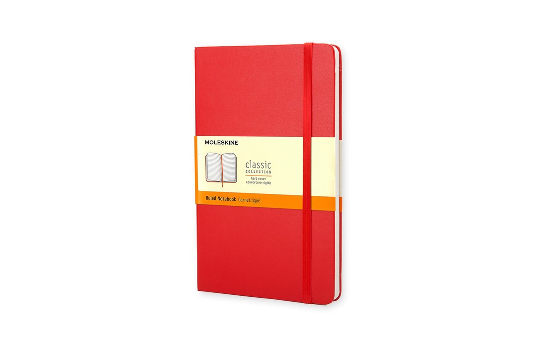 _勿上架_MOLESKINE 经典红色硬壳笔记本 - L - 横线 - 烫金服务 - 笔记本/手帐 - 纸 红色