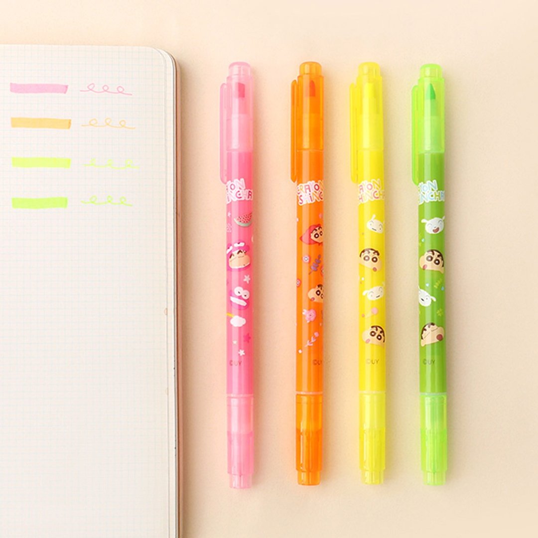 蜡笔小新双头果冻萤光笔- Crayon Shinchan 文具 - 其他书写用品 - 塑料 多色