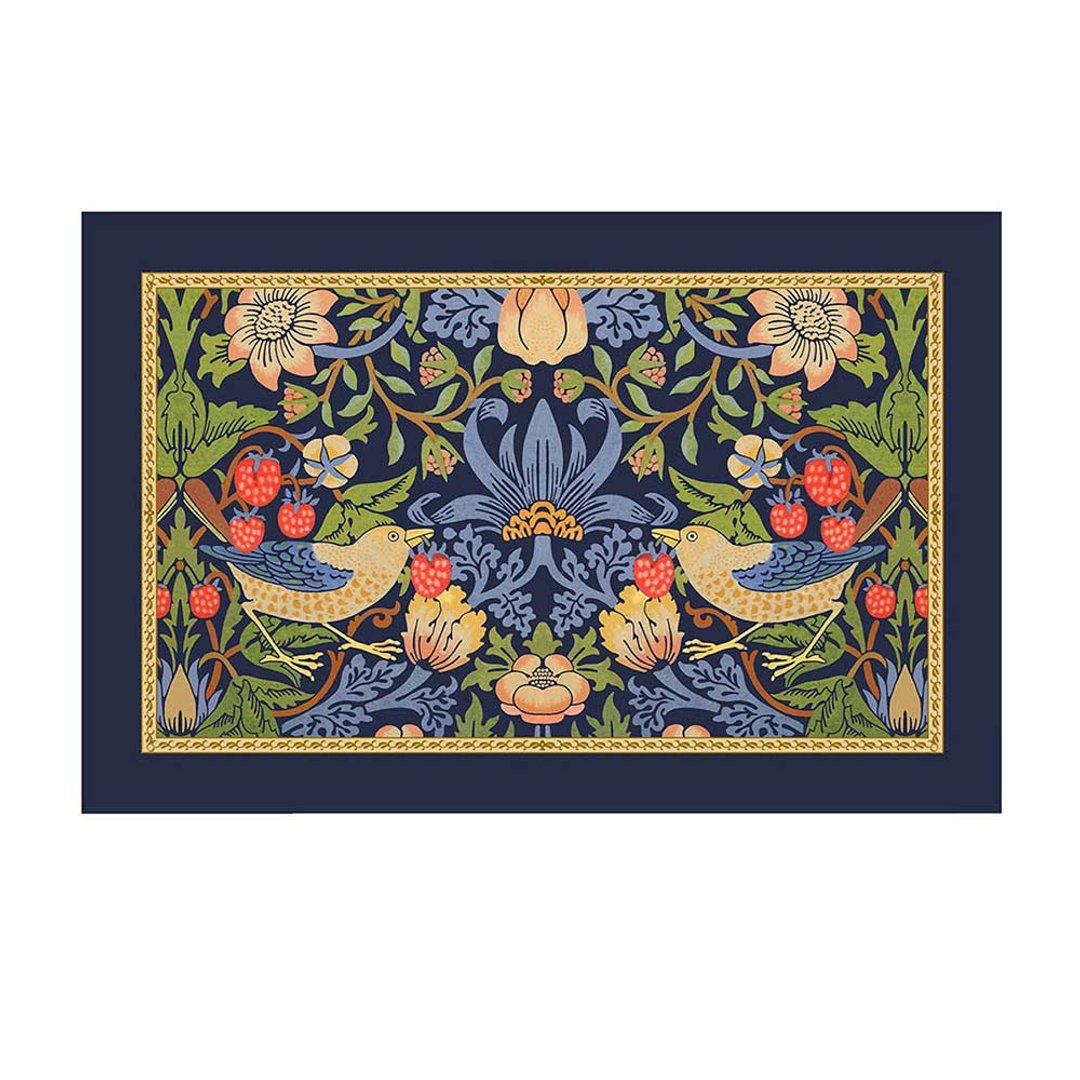 英国 RK | 经典Classic Collection草莓鸟园70*48cm茶巾蓝色 - 厨房用具 - 棉 多色