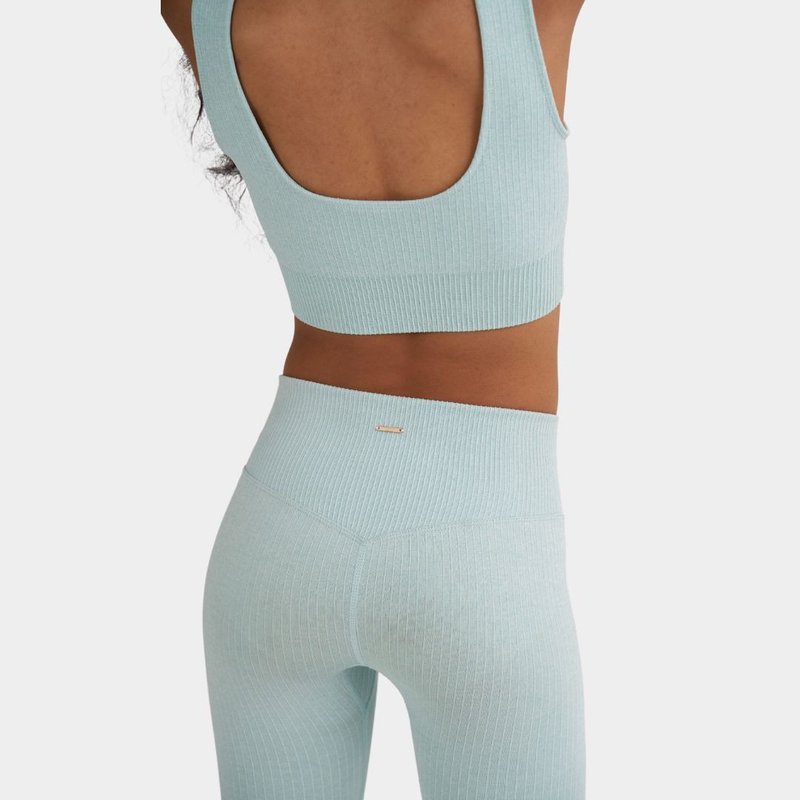 DOUX 罗纹布湖水绿运动内衣Bra - 女士内衣裤 - 环保材料 绿色