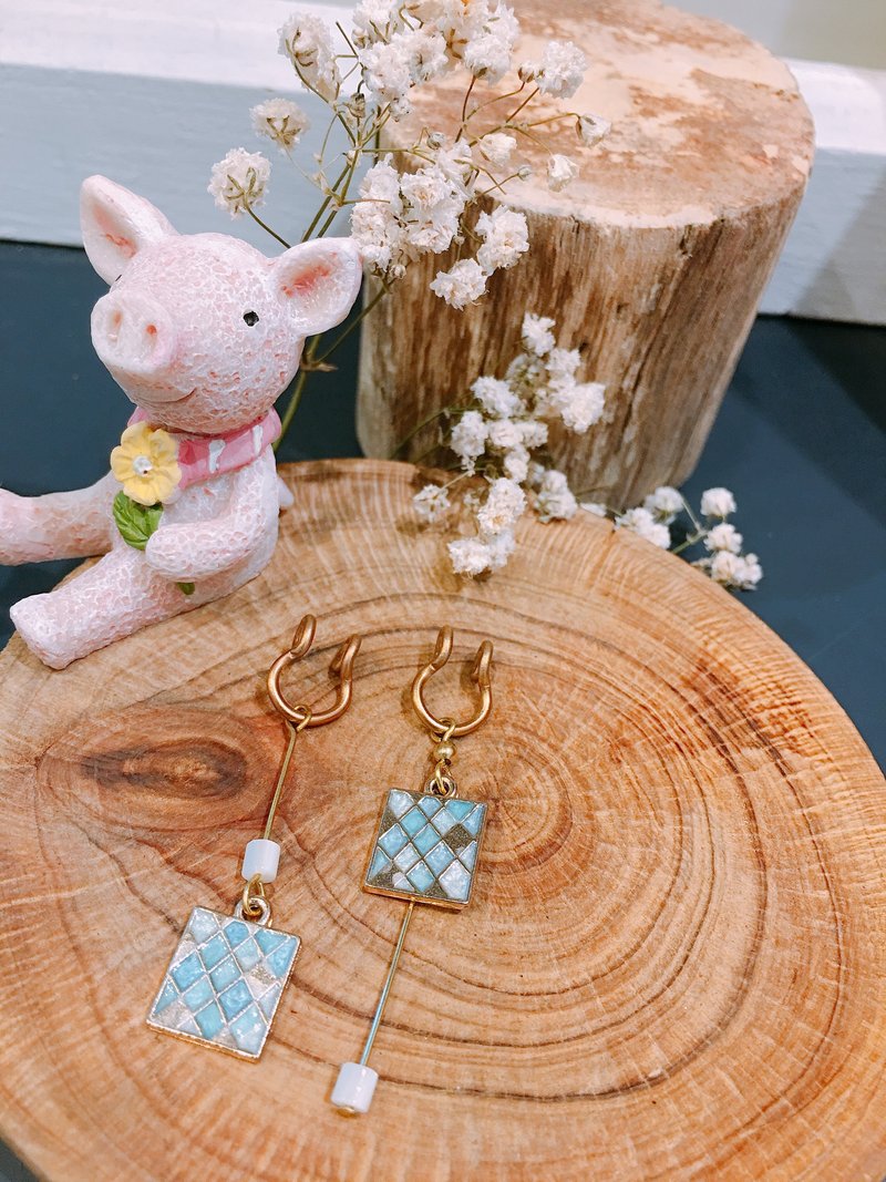 无痛耳夹/手工耳环 - 耳环/耳夹 - 铝合金 