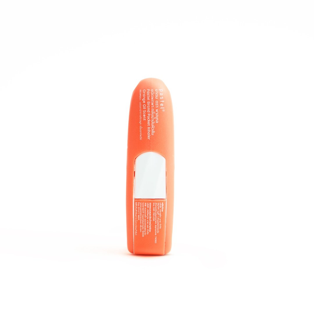 PASTEL BRAND POCKET INHALER ORANGE OIL SCENT - 其他 - 塑料 橘色