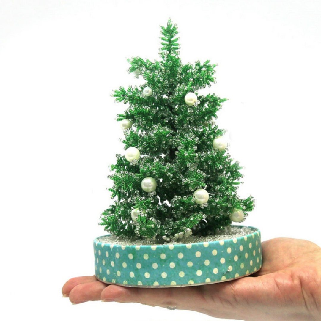 Digital Download - PDF | Beaded tree pattern | Christmas Tree - 手工艺教程/工具书 - 其他材质 