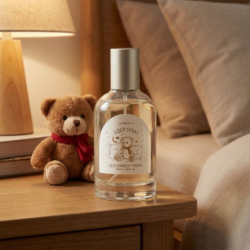 新品-晚安小熊睡眠喷雾 | 含镁 柑橘花草调 - 香薰/精油/线香 - 其他材质 