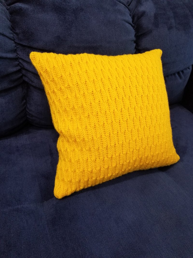 Decorative pillow case Cushion cover Knit pillow case Crochet pillow Boho - 枕头/抱枕 - 其他材质 