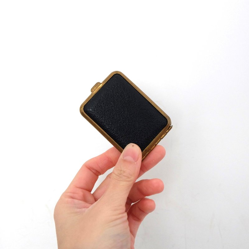 法国复古黑色皮制火柴盒 - 其他 - 人造皮革 黑色