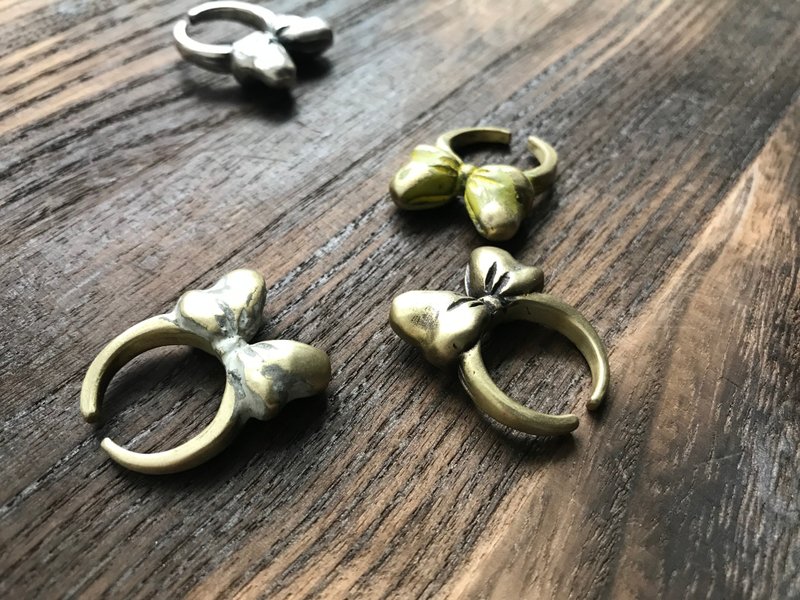 米妮蝴蝶结防疫小帮手 - 项链 - 铜/黄铜 金色