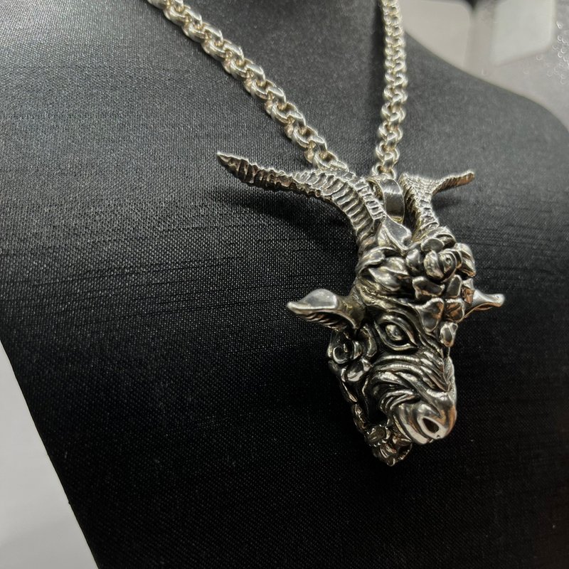 花旦羊生命之树 - 项链 - 纯银 