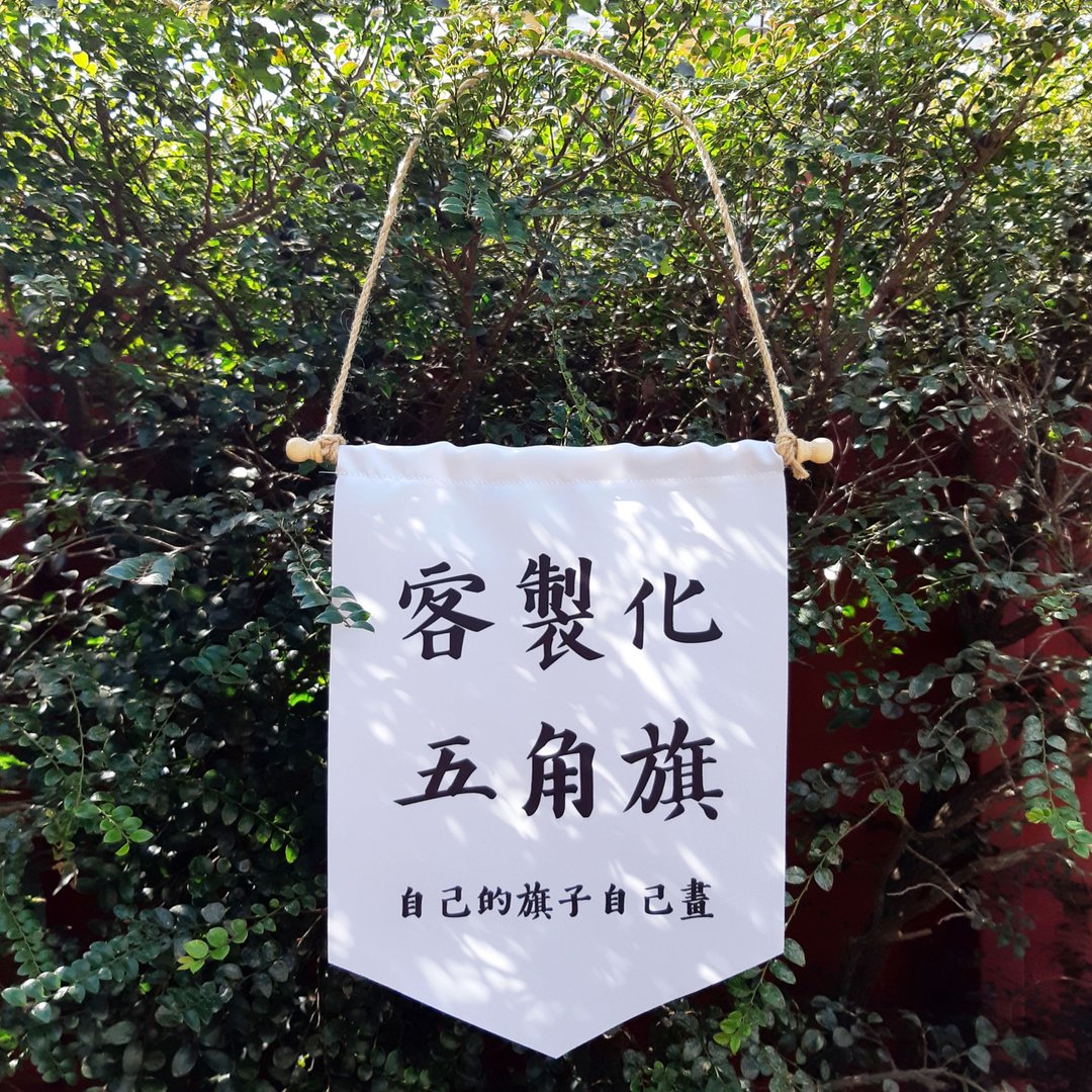 想挂什么就印什么 - 定制化五角旗帜 - 摆饰 - 聚酯纤维 多色
