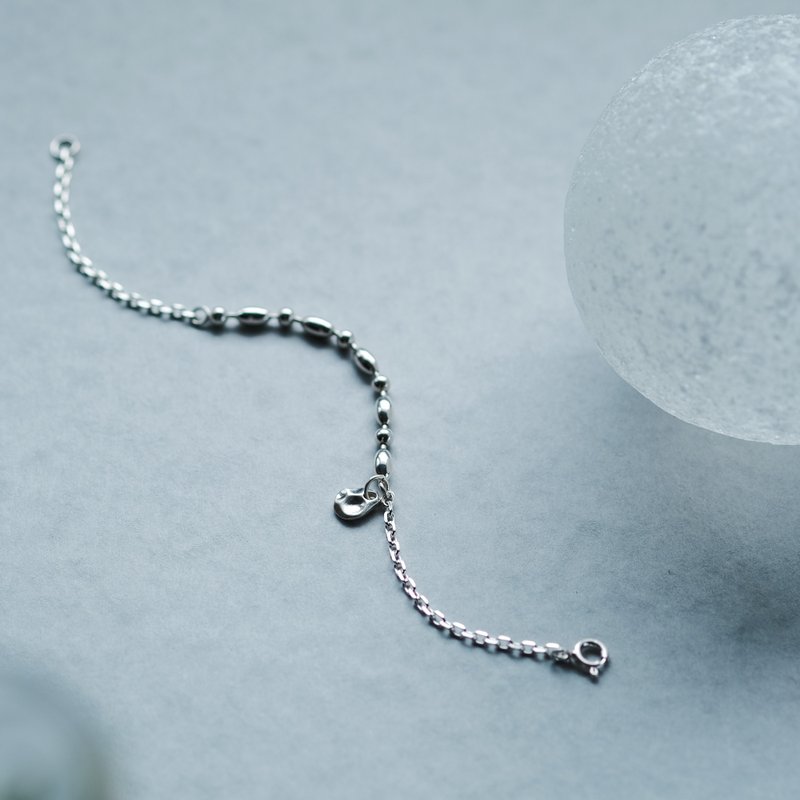 混搭链坠手链 925 银 - 手链/手环 - 其他金属 银色