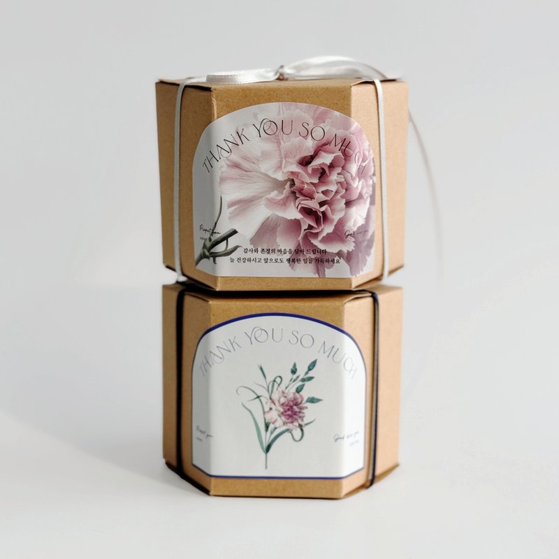 半拱蓝康乃馨贴纸 - 贴纸 - 纸 多色