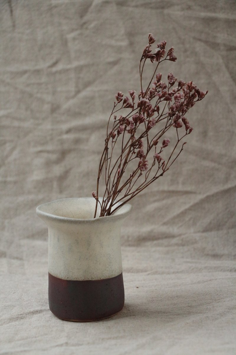 手捏陶  花器  小瓶 - 花瓶/陶器 - 陶 