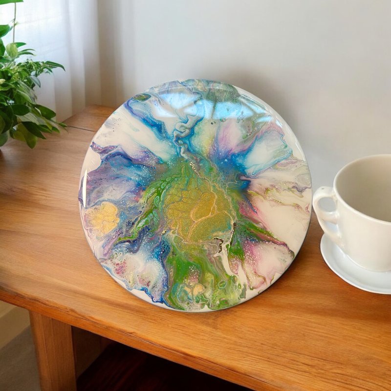 【向着蓝天花朵】摆饰画作 - 摆饰 - 颜料 多色