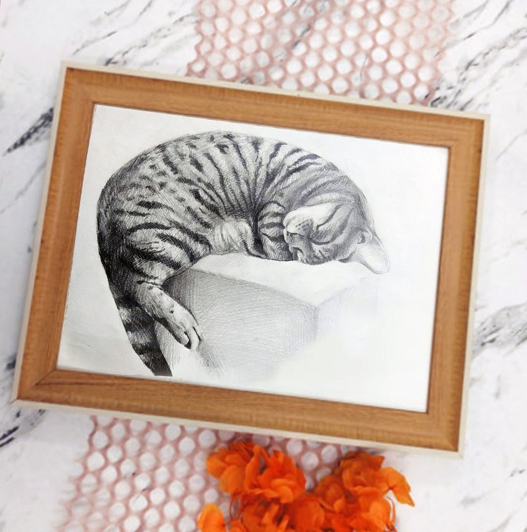 素描人物画像 宠物画  定制画 似颜绘 生日 情侣 婚礼 毕业礼物 - 其他 - 纸 