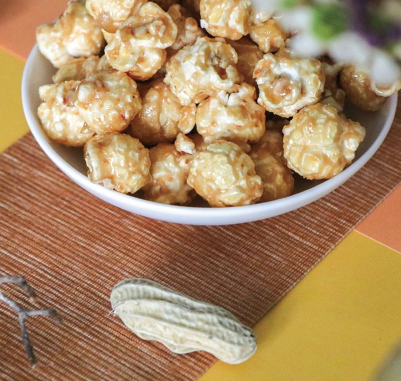 【春好芯】浓花生爆米花 - 零食/点心 - 新鲜食材 橘色