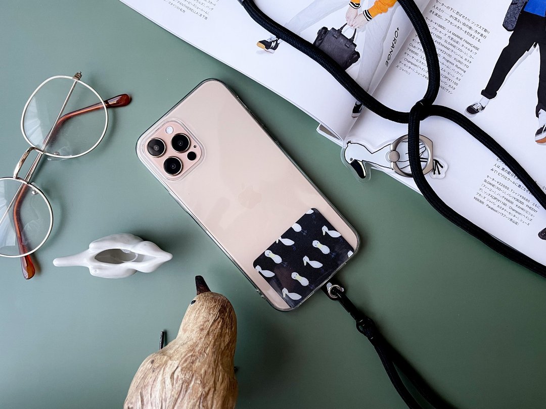Shoebill Smartphone Strap/Black - 手机配件 - 尼龙 黑色