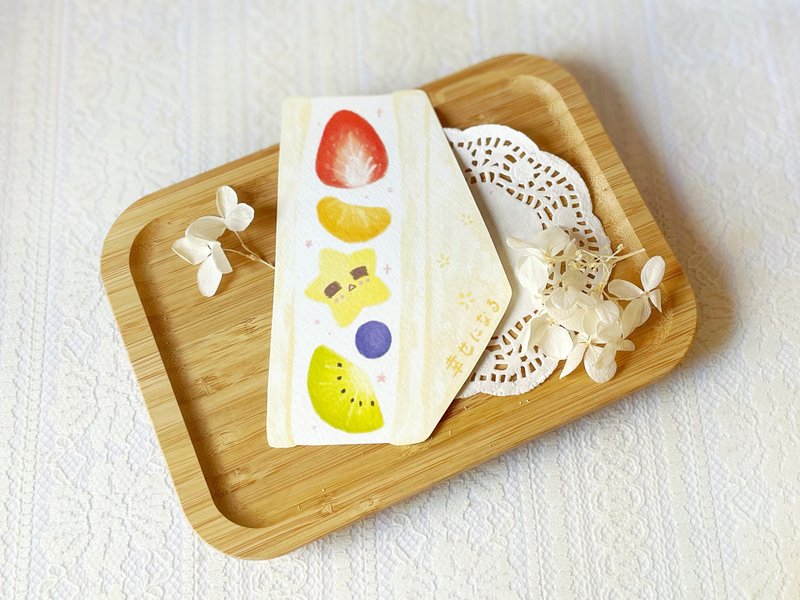 *幸福水果三文治*明信片 - 卡片/明信片 - 纸 多色