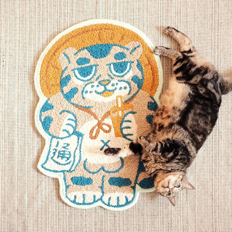 缘起物地毯 / 信乐狸达吉 - 地垫/地毯 - 聚酯纤维 多色