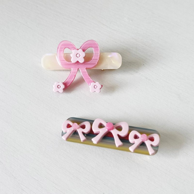 蝴蝶结发夹 鸭嘴夹 - 发饰 - 其他材质 