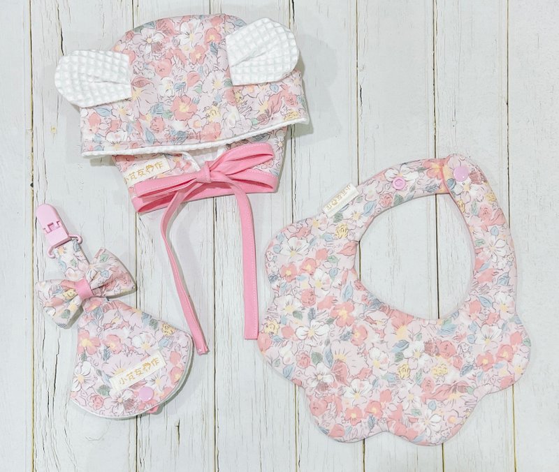 宝宝弥月礼盒-贝比品客花 - 满月礼盒 - 棉．麻 