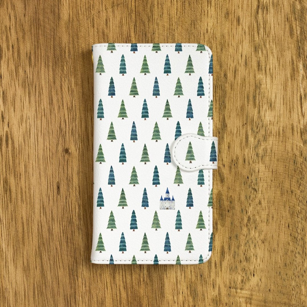 Castle in the forest. Handbook type smart case "Blue castle in the forest" TSC - 159 - 手机壳/手机套 - 塑料 蓝色