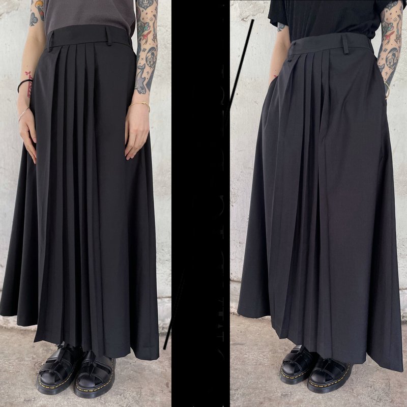 希腊半身裙 - 裙子 - 其他人造纤维 黑色