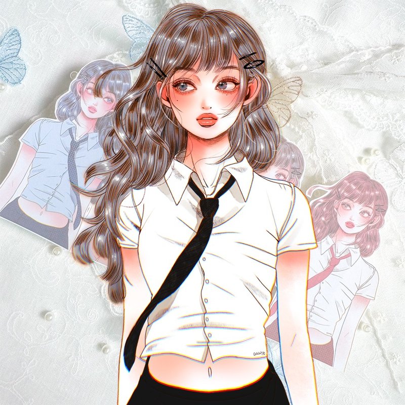 Bada 贴纸 - 贴纸 - 纸 多色