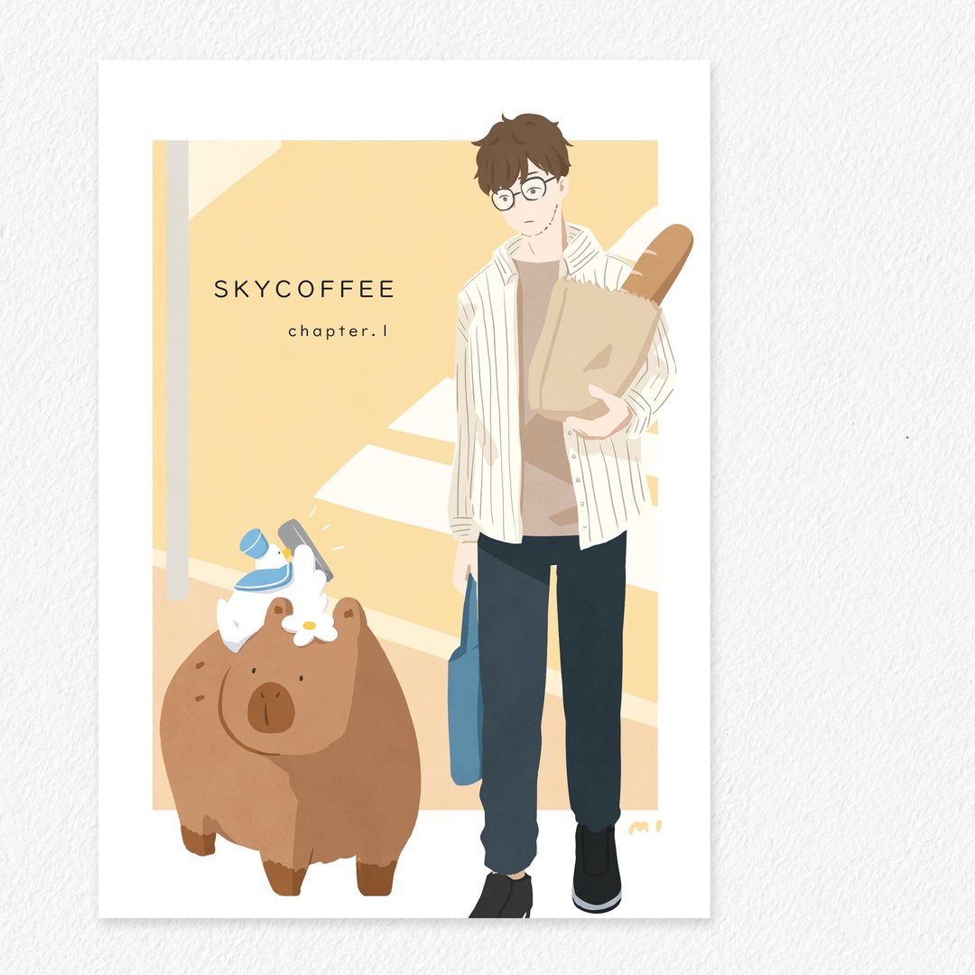 【SKYCOFFEE Chapter.1】晨日咖啡馆 水豚店长与鸭鸭 - 刊物/书籍 - 纸 