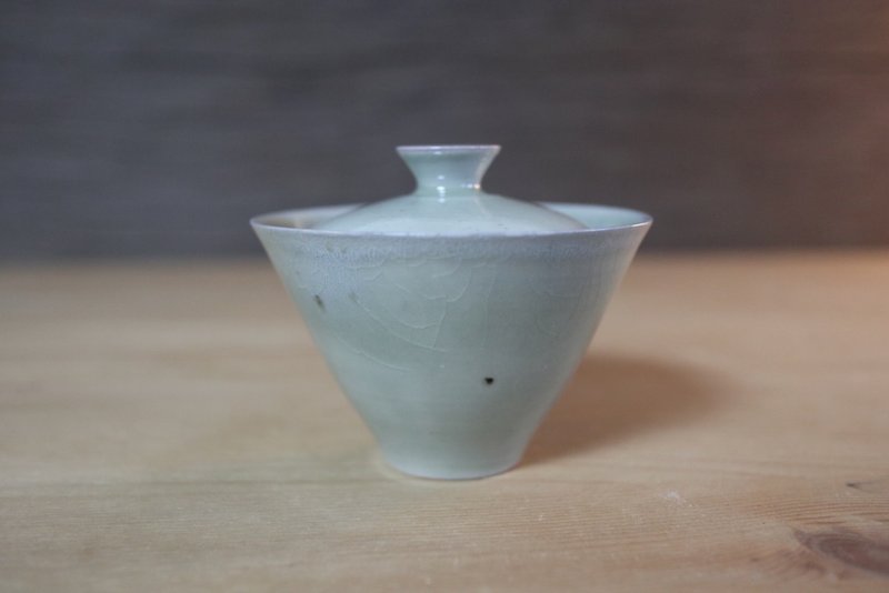 方方土 柴烧盖碗 - 茶具/茶杯 - 瓷 卡其色