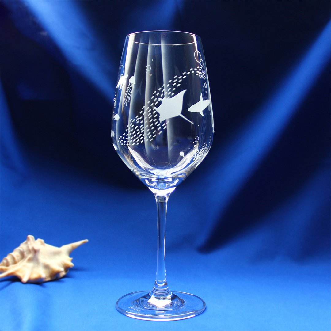 很多鱼 [海洋水族馆] 酒杯 - 玻璃杯 - 玻璃 透明