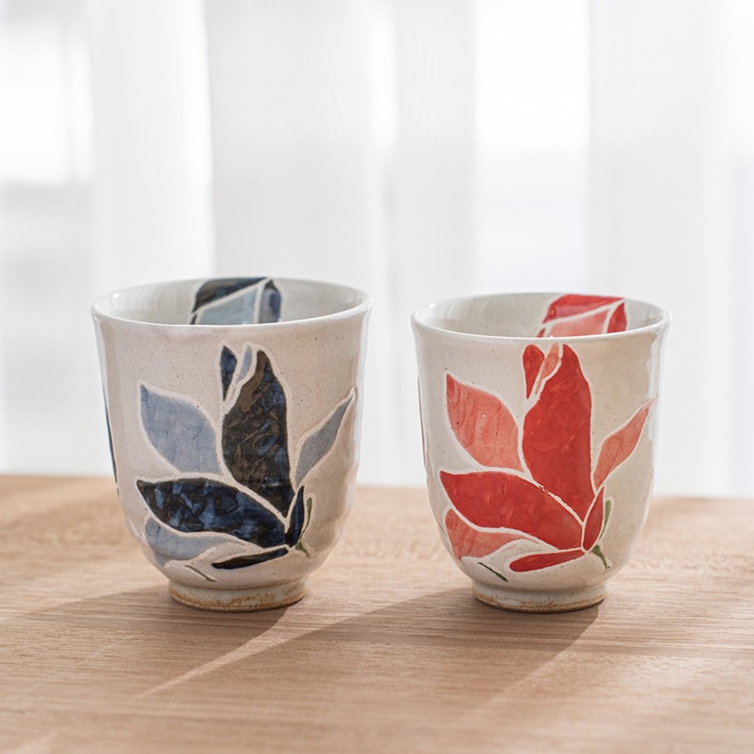 【结婚礼物】木莲系列 茶杯 - 茶具/茶杯 - 陶 多色