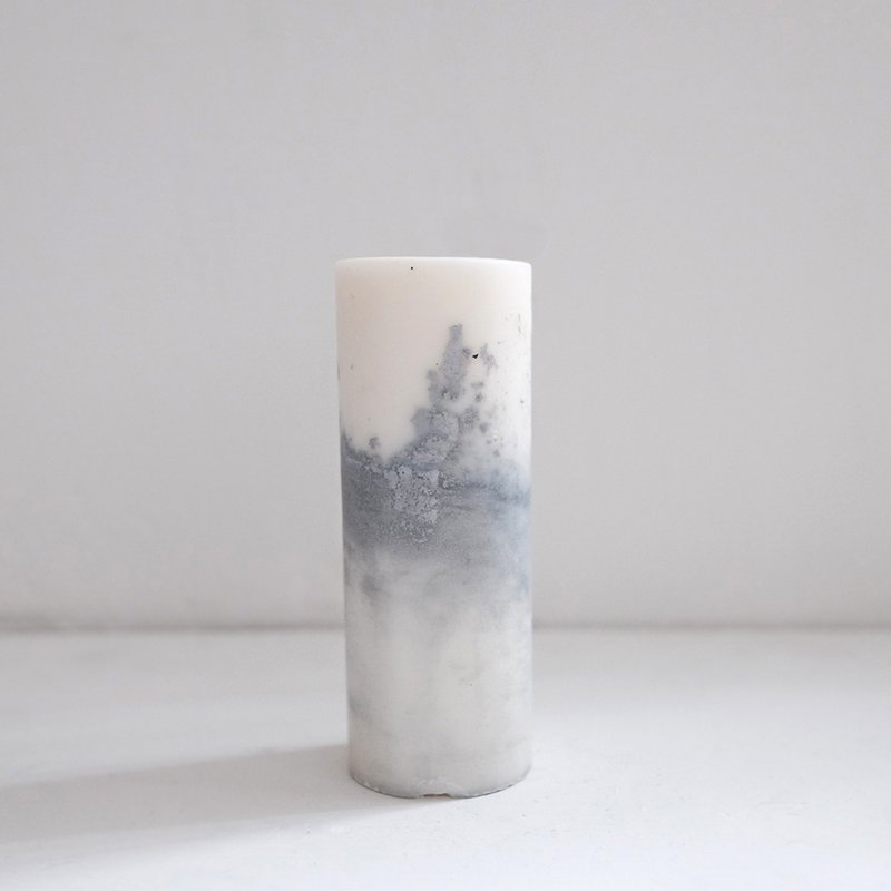 S e k a i / 世 界 白 银 (小) - 蜡烛/烛台 - 蜡 银色