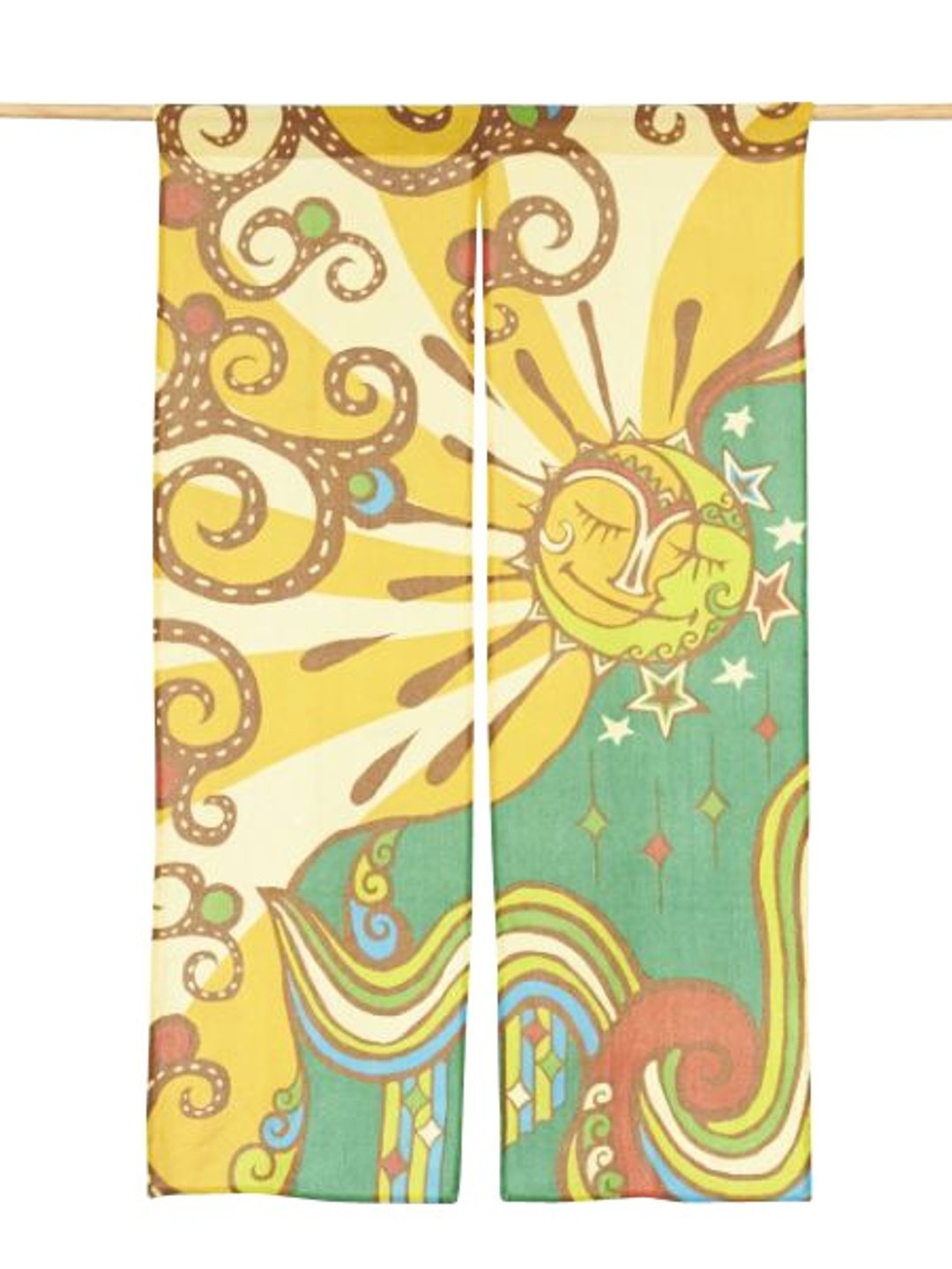 预购中  太阳与月亮门帘 (三色) ISAP5376 - 门帘/门牌 - 棉 多色