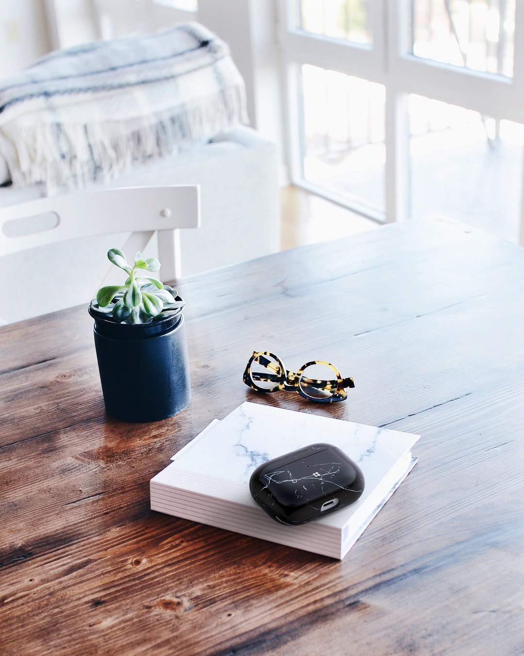 AIRPODS PRO 2 PRISMART CASE: MARBLE BLACK - 耳机收纳 - 聚酯纤维 黑色