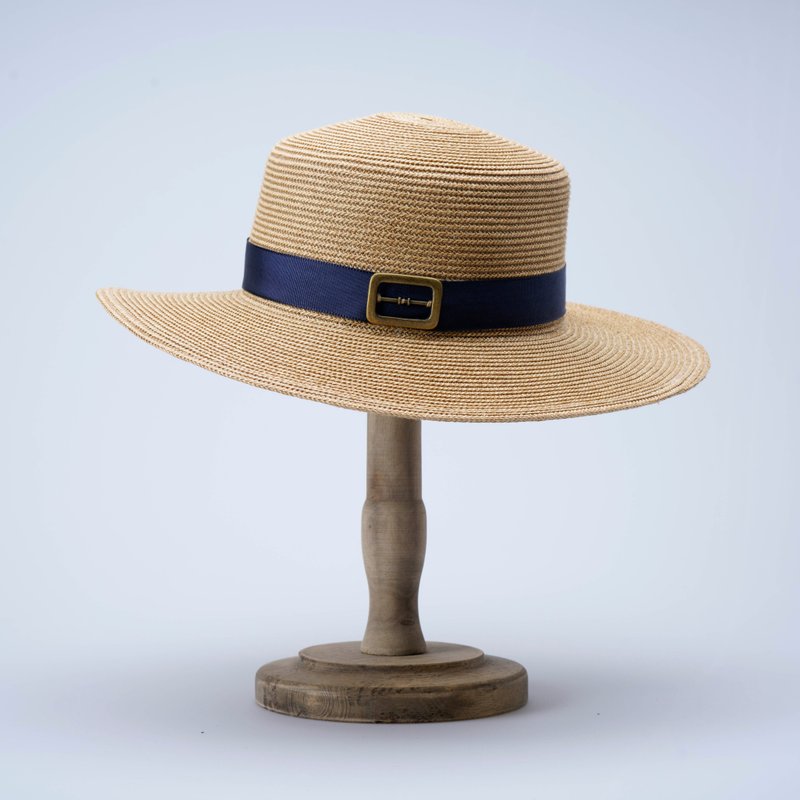 平叶草巴拿马帽 - 帽子 - 纸 卡其色