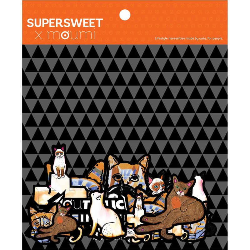 Moutalheads 贴纸 - 贴纸 - 纸 黑色