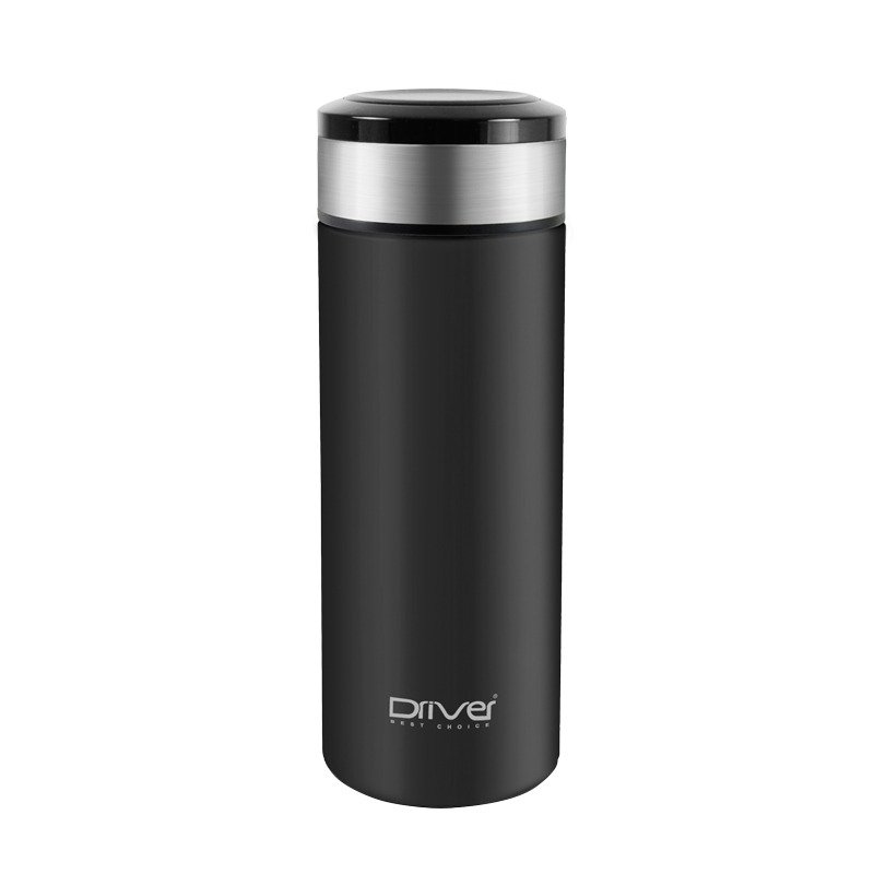 Driver旗舰真空保温杯480ml(附茶网)-黑色 - 保温瓶/保温杯 - 其他金属 黑色