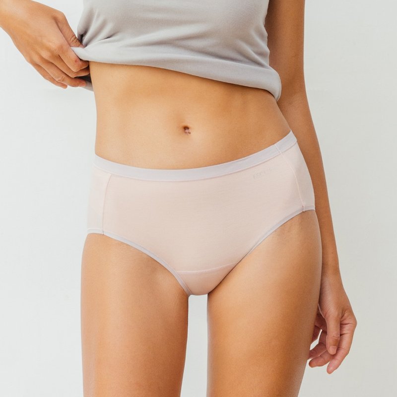 【敏感肌系列】海洋纯净海藻保湿 - 女性中腰内裤 - 女士内衣裤 - 环保材料 