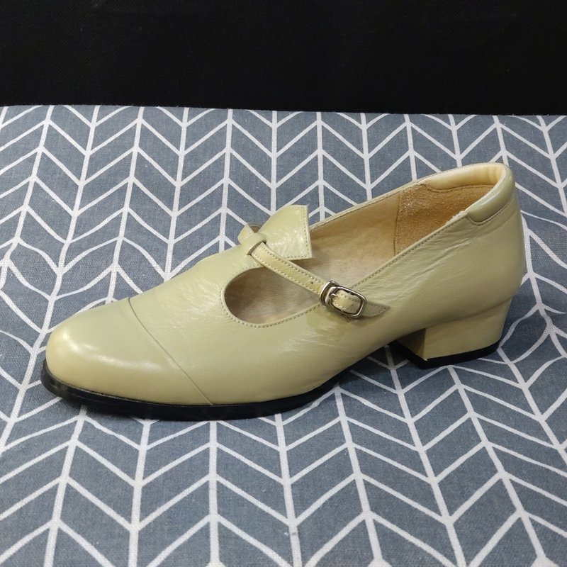 圆头玛莉珍 - 玛莉珍鞋 - 真皮 多色