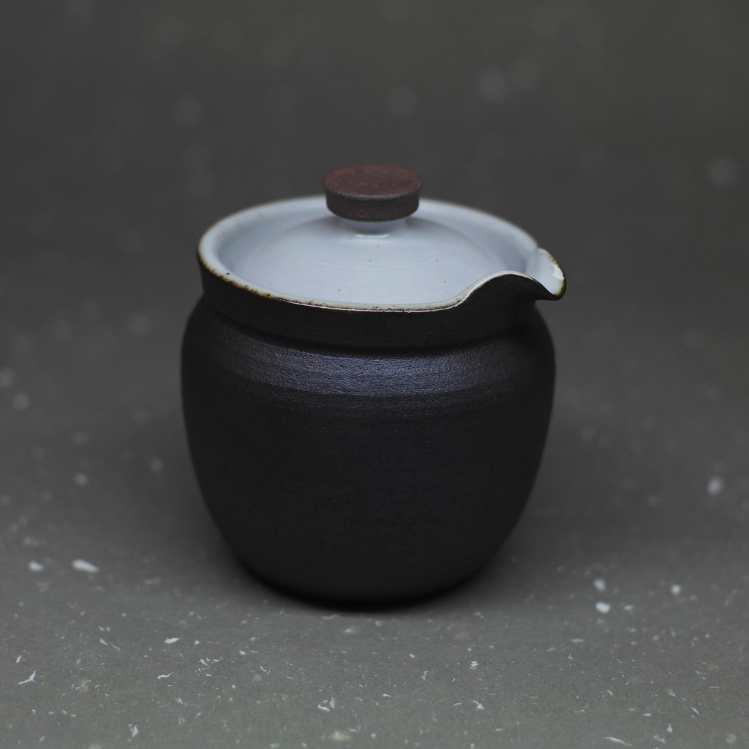 禅风 玄寂双色 双层防烫 简约泡茶器 手作陶艺 茶道具 - 茶具/茶杯 - 陶 