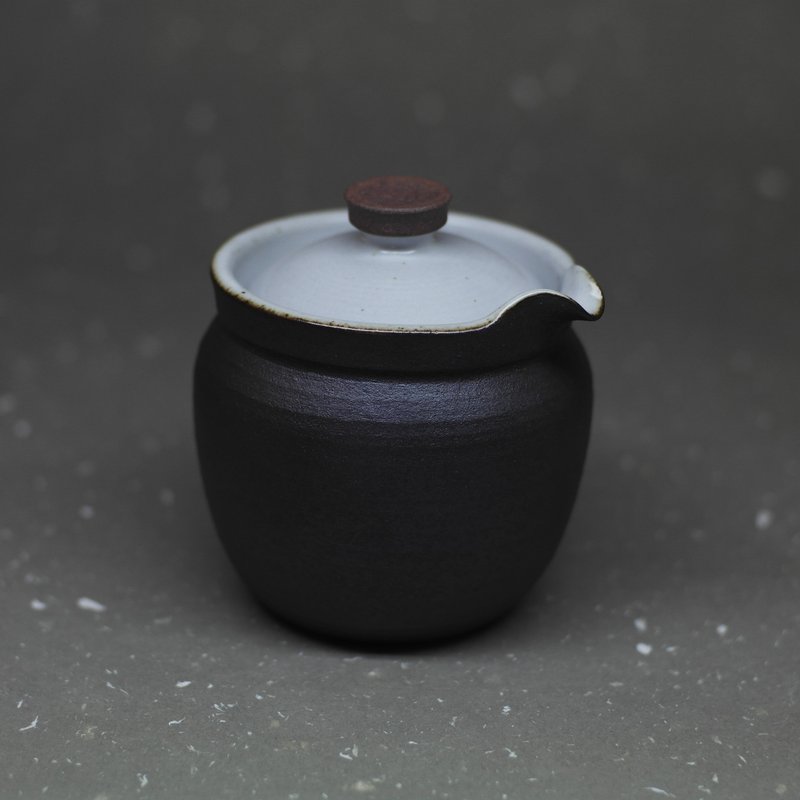 禅风 玄寂双色 双层防烫 简约泡茶器 手作陶艺 茶道具 - 茶具/茶杯 - 陶 