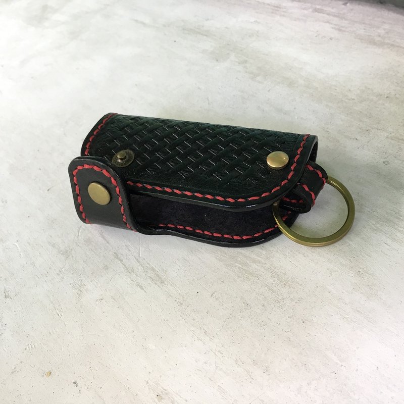 钥匙皮套/钥匙包/黑 - 钥匙链/钥匙包 - 真皮 黑色