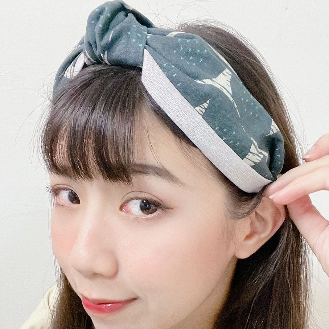 纯手工高弹力发箍  日本复刻纹理 扭结发箍 订制高弹力发箍 - 发饰 - 棉 多色