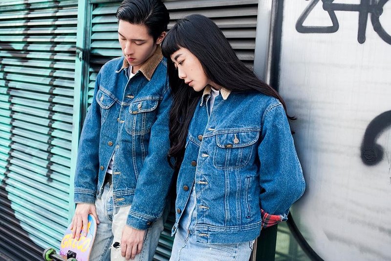 LEE风暴骑士 铺棉牛仔外套 - 男装外套 - 棉．麻 蓝色